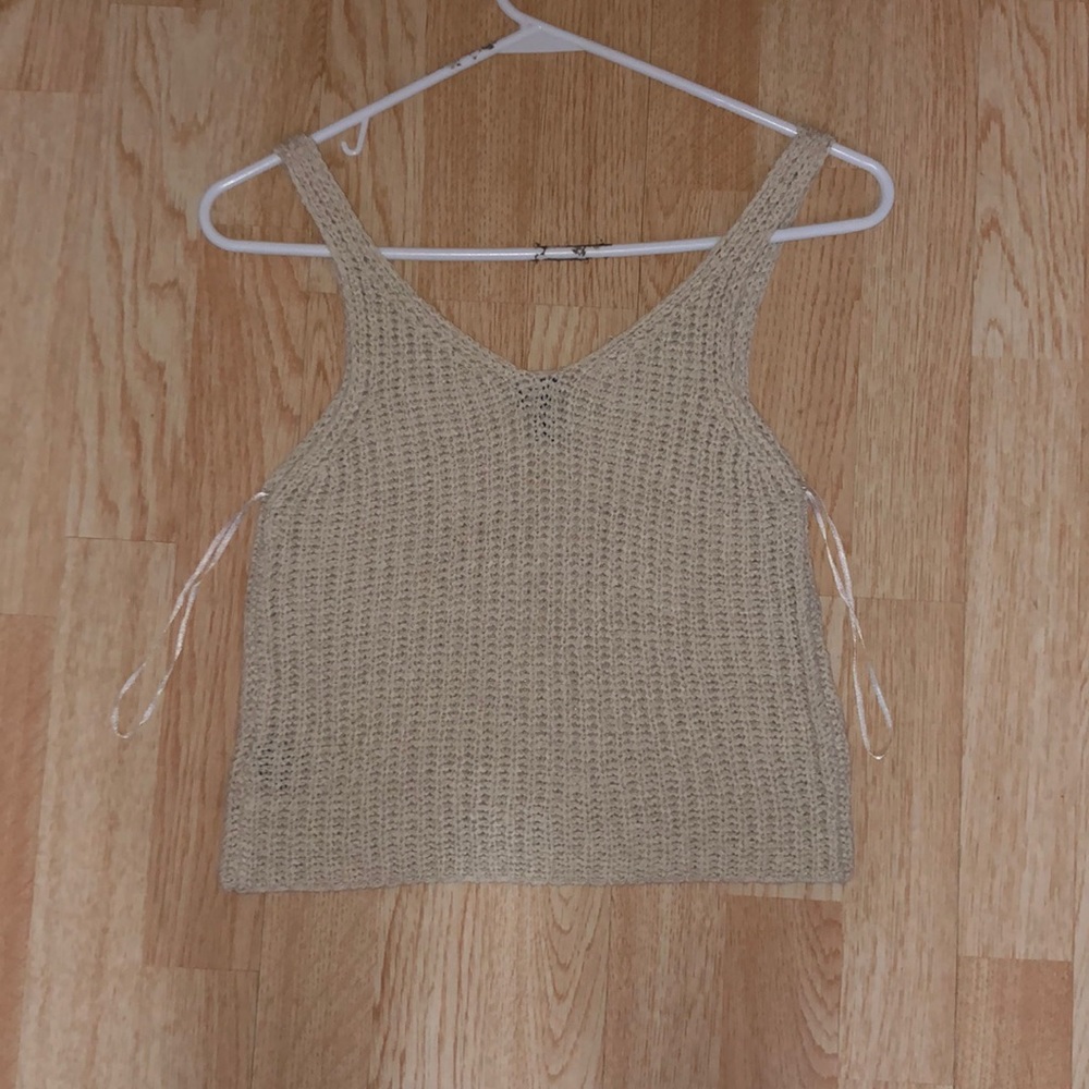 Knitted tank top